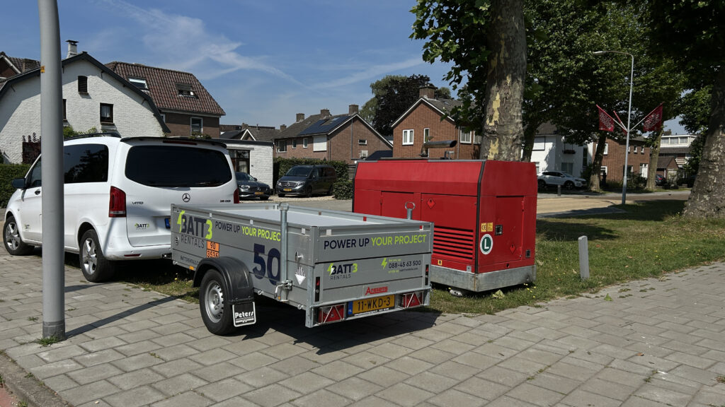 Een Hybride opstelling met <span>batterij.</span>